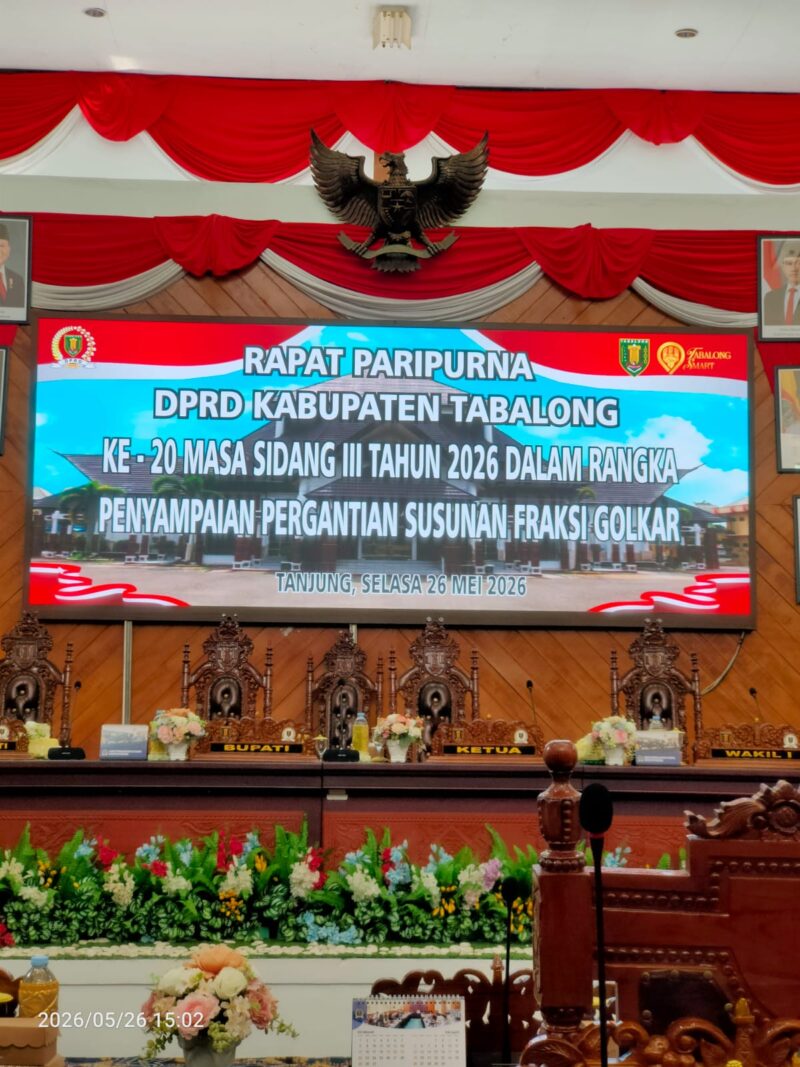 DPRD Kabupaten Tabalong menggelar rapat Paripurna di Tanjung, Kabupaten Tabalong