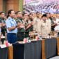 Presiden Prabowo Subianto memberikan Taklimat Presiden Republik Indonesia kepada Para Komandan Satuan (Dansat) TNI