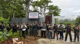 Satuan Tugas Penegakan Hukum (Satgas PKH) Korwil Nabire melaksanakan penertiban aktivitas Penambangan Emas Tanpa Izin (PETI)