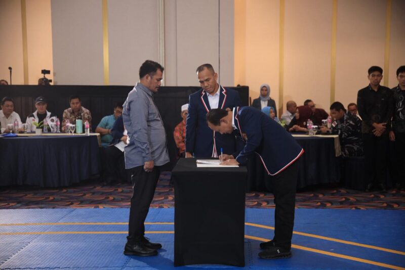 Ketua Umum Pengurus Besar Taekwondo Indonesia (Ketum PBTI), Letjen TNI Richard Tampubolon secara resmi melantik Pengurus Provinsi (Pengprov) Taekwondo Indonesia Maluku Utara