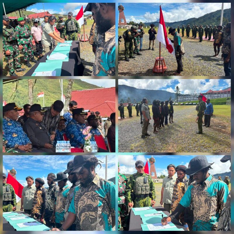 Momentum bersejarah terjadi di Alun-alun Kota Mulia, Kabupaten Puncak Jaya, Papua Tengah