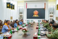 Panglima TNI Jenderal TNI Agus Subiyanto menerima audiensi Organisasi Pencinta Alam Wanadri