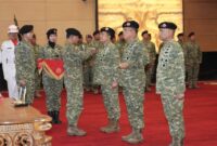 Kepala Staf Umum (Kasum) TNI Letjen TNI Richard Tampubolon mewakili Panglima TNI Jenderal TNI Agus Subiyanto memimpin Acara Serah Terima Jabatan