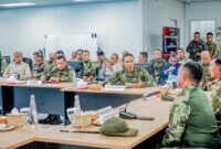 Panglima TNI Jenderal TNI Agus Subiyanto menganugerahkan Kenaikan Pangkat Luar Biasa (KPLB) kepada 23 orang prajurit TNI