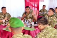 Wakil Panglima TNI Jenderal TNI Tandyo Budi R. bersama Menteri Pertahanan RI