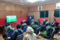 Kodim 1714/Puncak Jaya menggelar kegiatan Nonton Bareng (Nobar) pertandingan semifinal Piala Dunia 2026