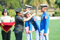 Upacara Penutupan Pendidikan Pertama Akademi TNI Tahun 2026 di Lapangan Prima Mabes TNI, Cilangkap, Jakarta Timur