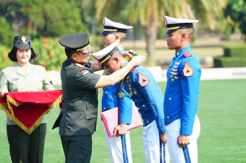 Upacara Penutupan Pendidikan Pertama Akademi TNI Tahun 2026 di Lapangan Prima Mabes TNI, Cilangkap, Jakarta Timur