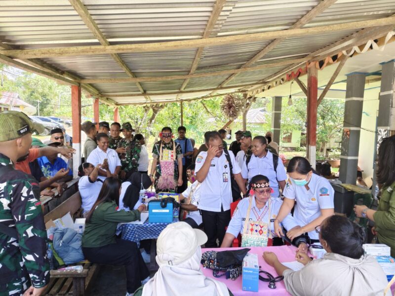 Program TNI Manunggal Membangun Desa (TMMD) ke-129 Tahun Anggaran 2026 yang dilaksanakan oleh Kodim 1807/Sorong Selatan