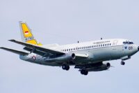 Lanud Sultan Hasanuddin mengerahkan pesawat Boeing 737 milik Skadron Udara 5 untuk mendukung operasi pencarian Kapal Layar Motor (KLM) Nurul Salsa