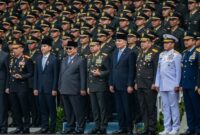 Upacara Prasetya Perwira (Praspa) 1.177 Calon Perwira Remaja (Capaja) TNI dan Polri Tahun 2026 yang dipimpin Presiden RI Prabowo Subianto di Istana Negara