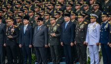 Upacara Prasetya Perwira (Praspa) 1.177 Calon Perwira Remaja (Capaja) TNI dan Polri Tahun 2026 yang dipimpin Presiden RI Prabowo Subianto di Istana Negara