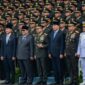 Upacara Prasetya Perwira (Praspa) 1.177 Calon Perwira Remaja (Capaja) TNI dan Polri Tahun 2026 yang dipimpin Presiden RI Prabowo Subianto di Istana Negara