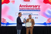 Dr. Ketut Abid Halimi, S.Pd.I., M.Pd., C.Ht., menerima penghargaan bergengsi dari Suara Indonesia Awards 2026