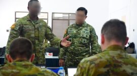 TNI bersama Angkatan Bersenjata Australia (Australian Defence Force/ADF) melaksanakan simulasi pertahanan siber dalam rangka Latihan Gabungan Bersama