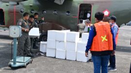 Lanud Sjamsudin Noor memfasilitasi penuh kelanjutan Operasi Modifikasi Cuaca menggunakan pesawat TNI AU jenis NC-212