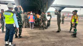 Tentara Nasional Indonesia (TNI) terus mendukung penanganan kebakaran hutan dan lahan (Karhutla) di Sumatera Selatan