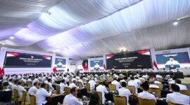 Panglima TNI Jenderal TNI Agus Subiyanto menghadiri Sidang Kabinet Paripurna (SKP) bertema Dua Tahun Pertama Pemerintahan Kerja Nyata untuk Negeri yang dipimpin Presiden RI Prabowo Subianto