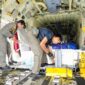 TNI mengerahkan pesawat Hercules dari Pangkalan TNI AU Halim Perdanakusuma, Jakarta Timur, untuk mengirimkan 3,6 ton dry ice ke Banjarmasin, Kalimantan Selatan, dan Palembang