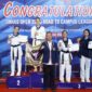 Ketua Umum Pengurus Besar Taekwondo Indonesia (PBTI) Jenderal TNI Richard Tampubolon, S.H., M.M. menyaksikan pertandingan kejuaraan Liga Mahasiswa Taekwondo