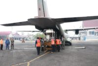 TNI mengerahkan Alat Utama Sistem Persenjataan (Alutsista) udara untuk melaksanakan Operasi Modifikasi Cuaca (OMC) dengan menyemai 10,8 ton bahan semai