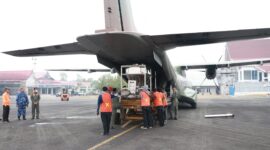 TNI mengerahkan Alat Utama Sistem Persenjataan (Alutsista) udara untuk melaksanakan Operasi Modifikasi Cuaca (OMC) dengan menyemai 10,8 ton bahan semai