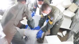 Tentara Nasional Indonesia (TNI) kembali melaksanakan Operasi Modifikasi Cuaca (OMC) dengan menyemai 9,2 ton garam (natrium klorida/NaCl) dan 1,6 ton dry ice