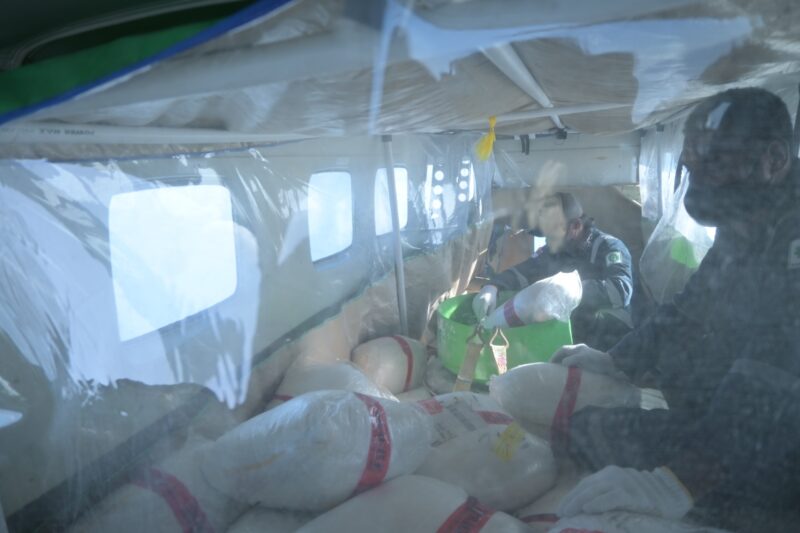 TNI bersama instansi terkait terus mendukung pelaksanaan Operasi Modifikasi Cuaca (OMC) melalui penyemaian 1.000 Kg garam atau natrium klorida (NaCl)