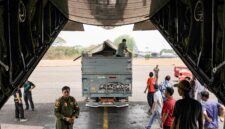 TNI terus mengintensifkan pengiriman pasokan logistik Operasi Modifikasi Cuaca (OMC) dari Posko Penerbangan Lanud Halim Perdanakusuma, Jakarta