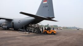 TNI bersama BMKG dan instansi terkait lainnya terus meningkatkan penanganan kebakaran hutan dan lahan (Karhutla) serta penanggulangan kabut asap